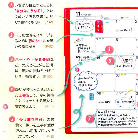 ネガティブでも手帳にこう書くと宇宙が願いを叶え出す 引き寄せの法則で復縁できた